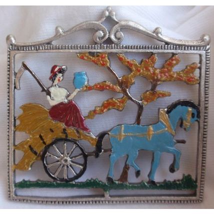 The Princess and the horse miniature
