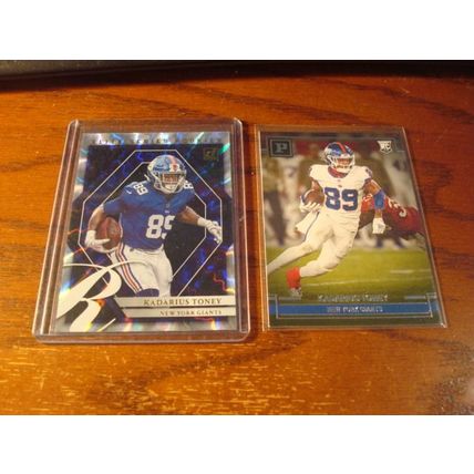 2021, Panini, 7-Cards Rc's, KADARIUS TONEY RC, Giants