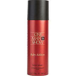 ONE MAN SHOW RUBY by Jacques Bogart BODY SPRAY 6.6 OZ For MEN