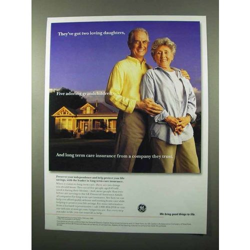 1999 GE Financial Assurance Ad - Two Loving Daughters