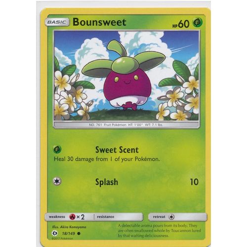 Pokemon Sun & Moon 18/149 Bounsweet