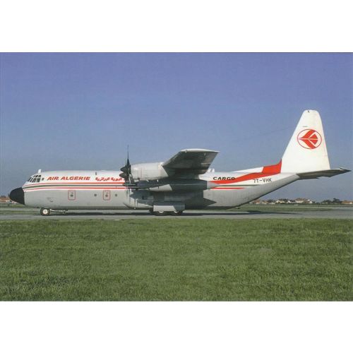 Air Algerie Lockheed Hercules L100 30 Civil Aircraft Postcard (A22926)