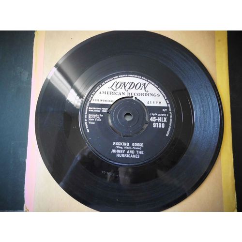 7" 1960. JOHNNY AND THE HURRICANES. ROCKING GOOSE 45-HLX 9190. REVIVAL,EXCELLENT