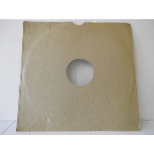 COLUMBIA 12".GRAMOPHONE RECORD CARD SLEEVE... DAWSONS LTD 33 ALBERT ROAD WIDNES