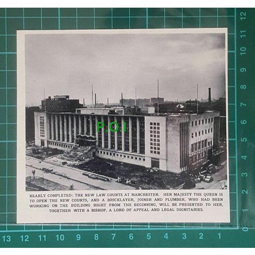 C2560) New Law Courts At Manchester - 1961 Clip