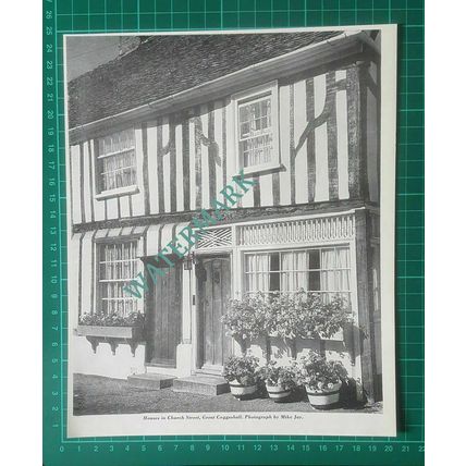 Church Street Great Coggeshall Essex - 1966 Cutting