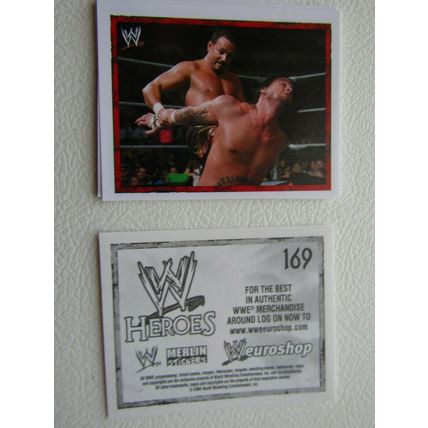 Topps - Merlin 2008 WWE Heroes Wresting Stickers 1-216 & P1-P15 Variants (EB2)