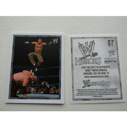 Topps - Merlin 2008 WWE Heroes Wresting Stickers 1-216 & P1-P15 Variants (EB2)