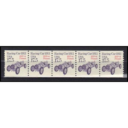 2262a 17.5c Race Car Very Fine MNH Dry Gum PNC 1/5 X0996