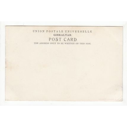 Rosia Bay Gibraltar Early Undivided Back Postcard V B Cumbo
