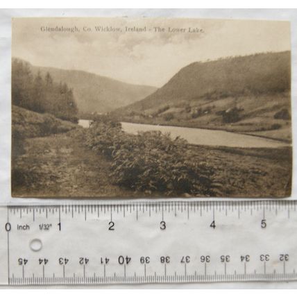 vintage postcard The Lower Lake, Glendalough, Co. Wicklow ref.2