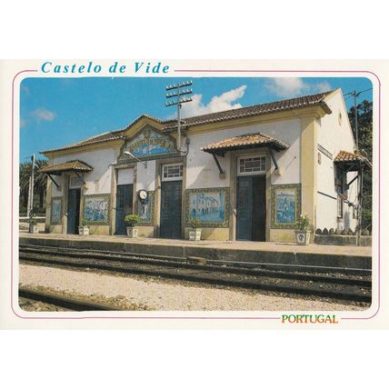 Castelo De Vide Railway Train Station Portugal