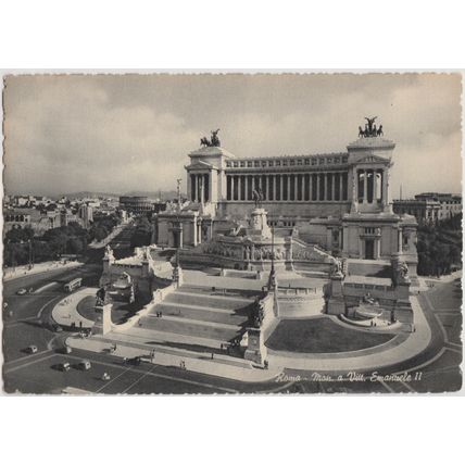 Postcard Monument to Victor Emmanuel II, Rome, Italy. Unposted. #2