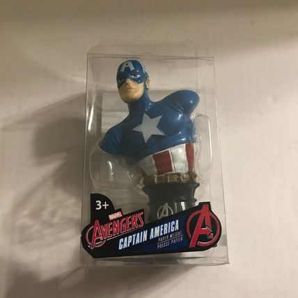 New Marvel Captain America, Hulk, Iron Man 3" Mini Paper Weight Busts