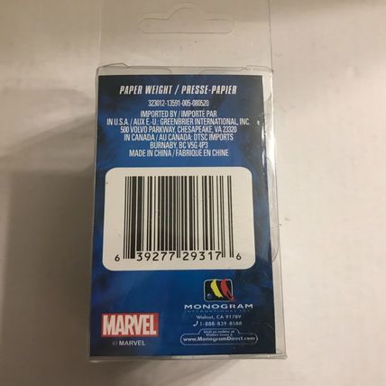 New Marvel Captain America, Hulk, Iron Man 3" Mini Paper Weight Busts