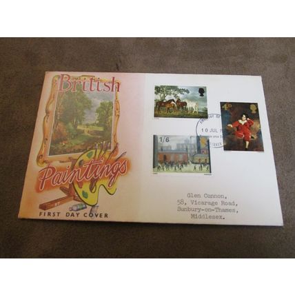 1967 Tovey GB FDC Cover - British Paintings
