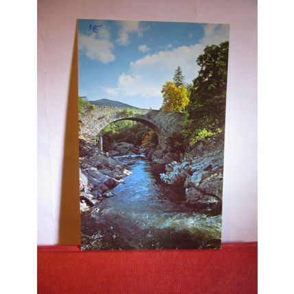 RIVER GARRY, Killiecrankie, SCOTLAND unused vintage postcard #