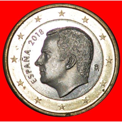 Ⰶ SMALL STARS (2015-2024): SPAIN ★ 1 EURO 2018 DIE I2 2007!★LOW START★NO RESERVE
