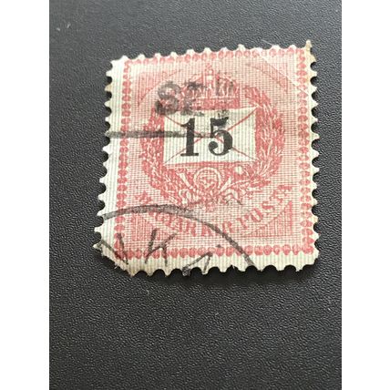 Briefmarke Ungarn 15 Filler 1889 Michel 34 A gestempelt