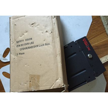 NEW SAFETY VISION SV-DVR-LB2 DVR LOCK BOX BLACK 13.5X2.5X7.5IN,AW