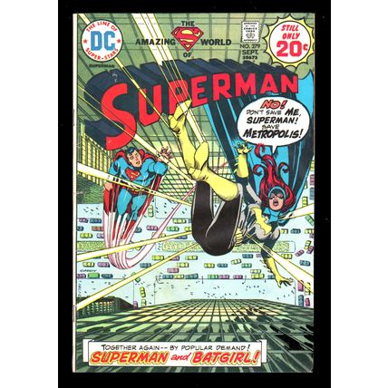 Comic: Superman #279 - Sep 1974 (Batman and Batgirl Appearance)