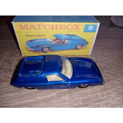 Matchbox No5 Lotus Europa's Cars & replica boxes
