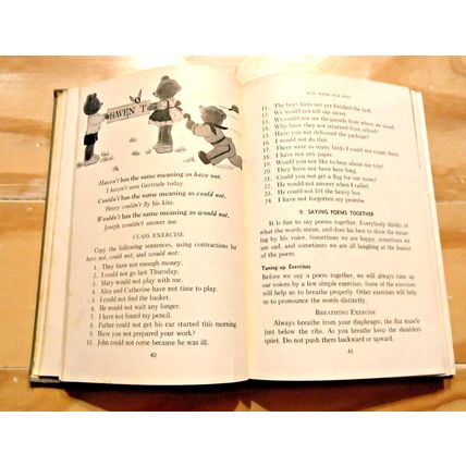 Voyages in English Fourth Year Hardcover 1943 Vintage Catholic School Text Book