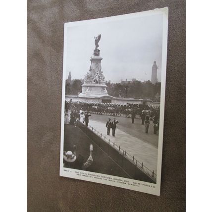 1911 Rotary Real photo Postcard - Royal Procession through London / Royalty