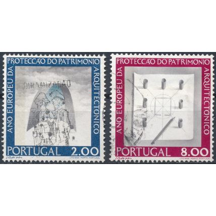 European Architectural Heritage Year - Portugal 1975 - F H - MiNr 1298/9