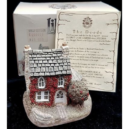 Lilliput Lane Holly Cottage Vintage Ornament