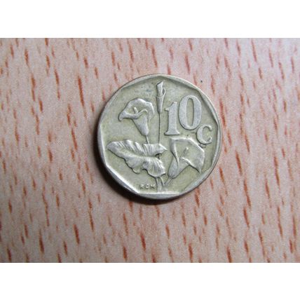 Suid Africa South Africa 1995 10 Cent Coin
