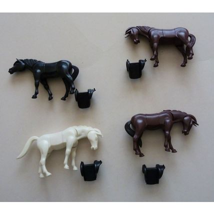 VINTAGE 1975 PLAYCRAFT BUSY BODIES - FOUR MAJESTIC STALLIONS (L5762)