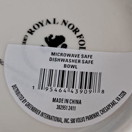 Lot 4 Royal Norfolk LEMON 6" SOUP BOWLS Cereal Citrus Fruit