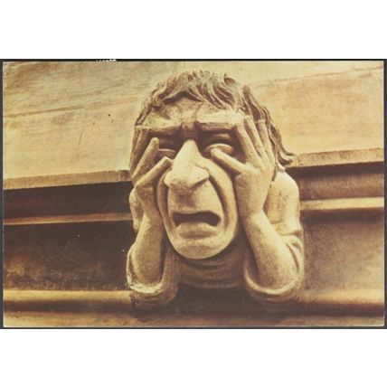 Carvings on Bell Tower, New College, Oxford, 1993 - Thomas Postcard