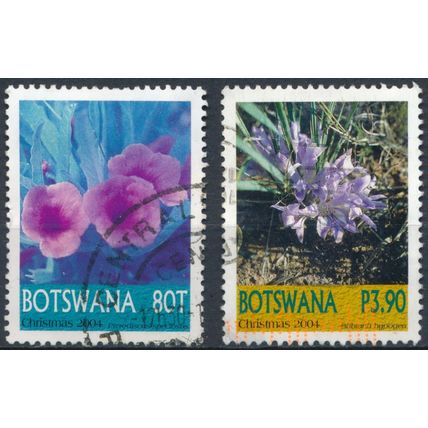 Christmas, Plants: 80t & 3.90p - Botswana 2004 - FH - SG 1028 & 1031