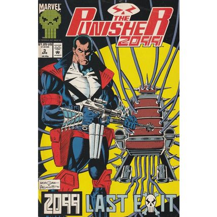 PUNISHER 2099 # 3 : MARVEL COMICS : 1993 : f+(6.5) .