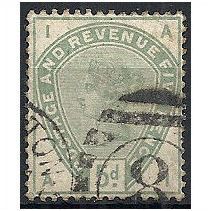 1883 SG193 5d Dull Green Fine Used "AI" . .