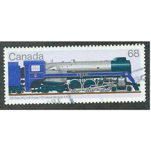 CAN 1986 68c 'RAILWAY LOCOMOTIVES-CP CLASS (4TH SERIES)' FINE USED (EBID41-535)