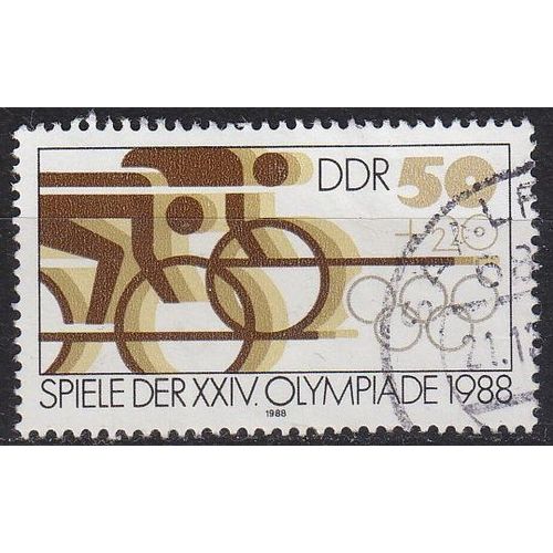 GERMANY DDR [1988] MiNr 3188 ( OO/used ) Olympiade