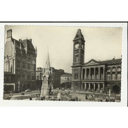 Warwickshire BIRMINGHAM Chamberlain Place Postcard by Valentine (K 5413)