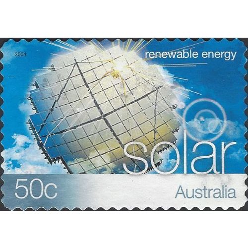 AUSTRALIA, Renewable Energy, Solar s/a, blue 2004, 50c, #4