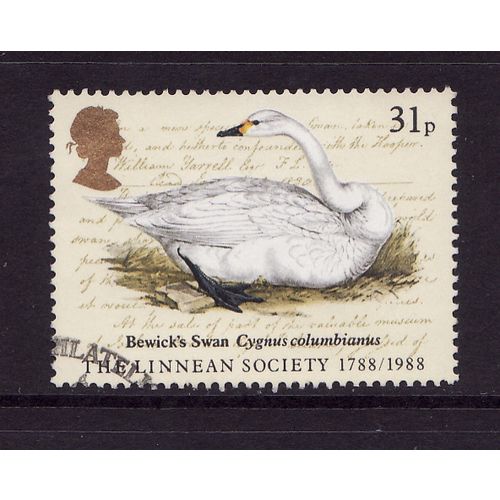 1988 GB, Linnean Society, used stamp SG 1382