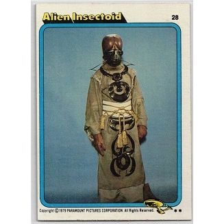 STAR TREK ' THE MOTION PICTURE ' card # 28 Alien Insectoid (1979)