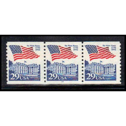 2609 29c U.S. Flag Over White House Fine MNH SG PNC 14/3 PA1480