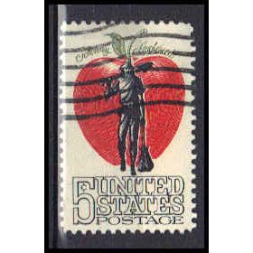 Used 1317 5c Johnny Appleseed Very Fine KA5405