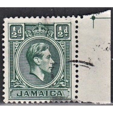 JAMAICA, 1938 1/2d George VI, SG 121 (Scott #116), used.