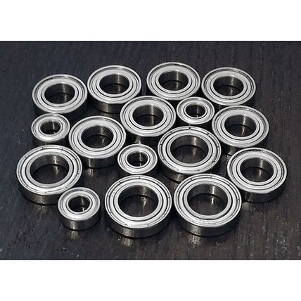 (16pcs) MUGEN SEIKI K2 ADVANCED Metal Sealed Ball Bearing Set
