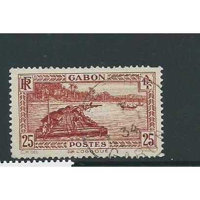 gabon stamps sg134 sg 134 fu