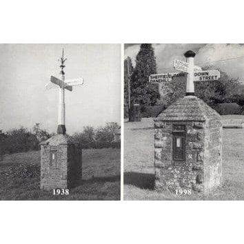 Sheffield Park Danehill Fletching Uckfield Sussex Letter Pillar Box Postcard
