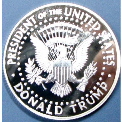 Donald Trump "Fight". Challenge Coin. 1.50". 83b.